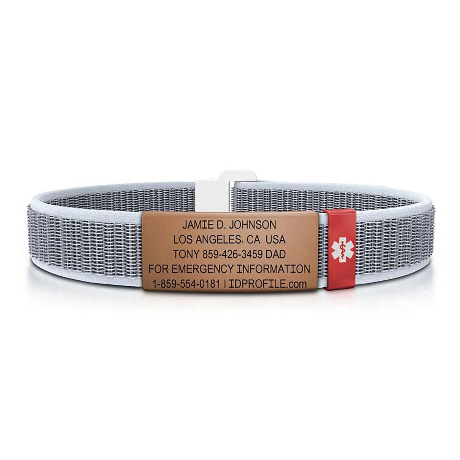 Nylon Loop Medical ID - ML - With iD Profile - Image 29
