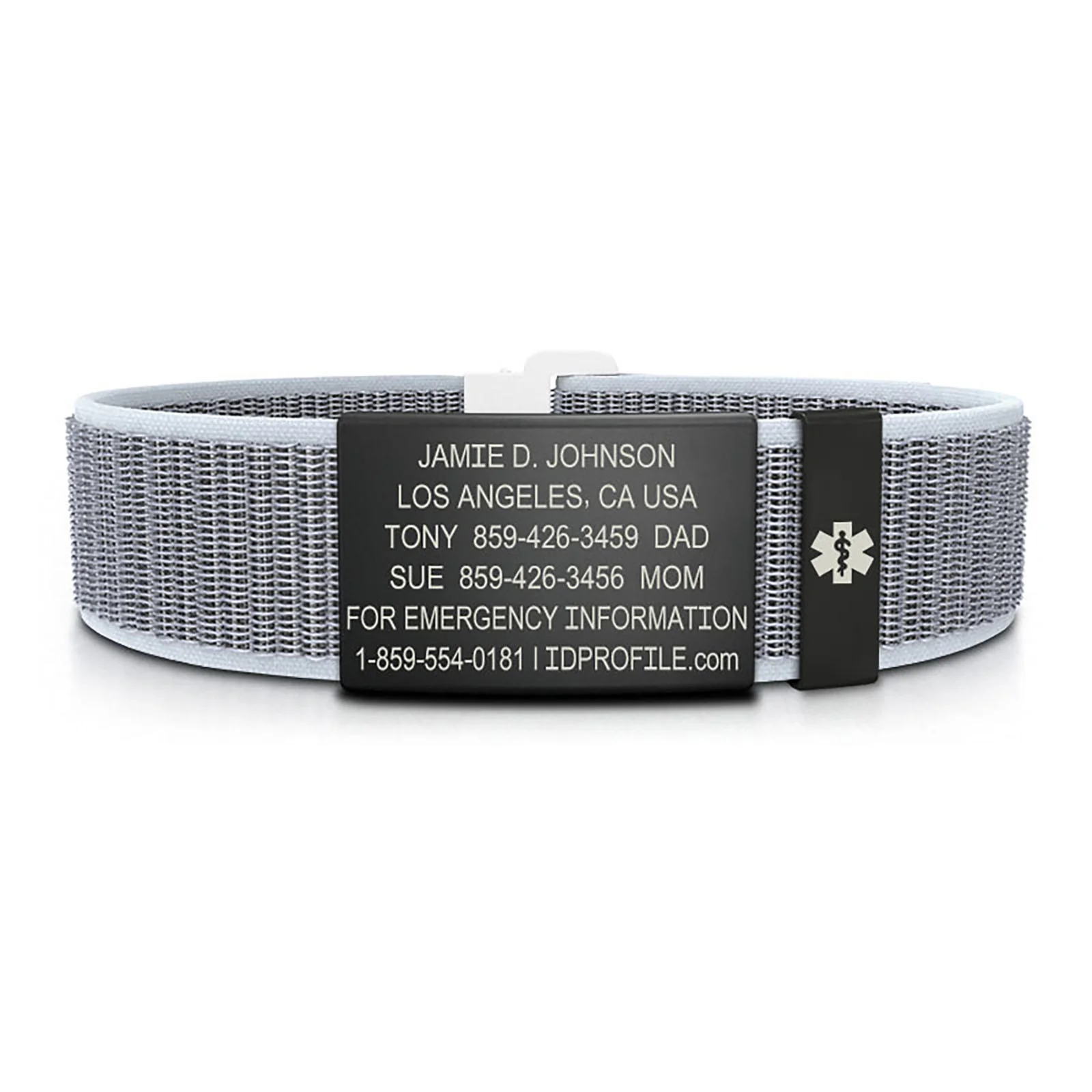 Nylon Loop Medical ID - ML - With iD Profile - Image 41