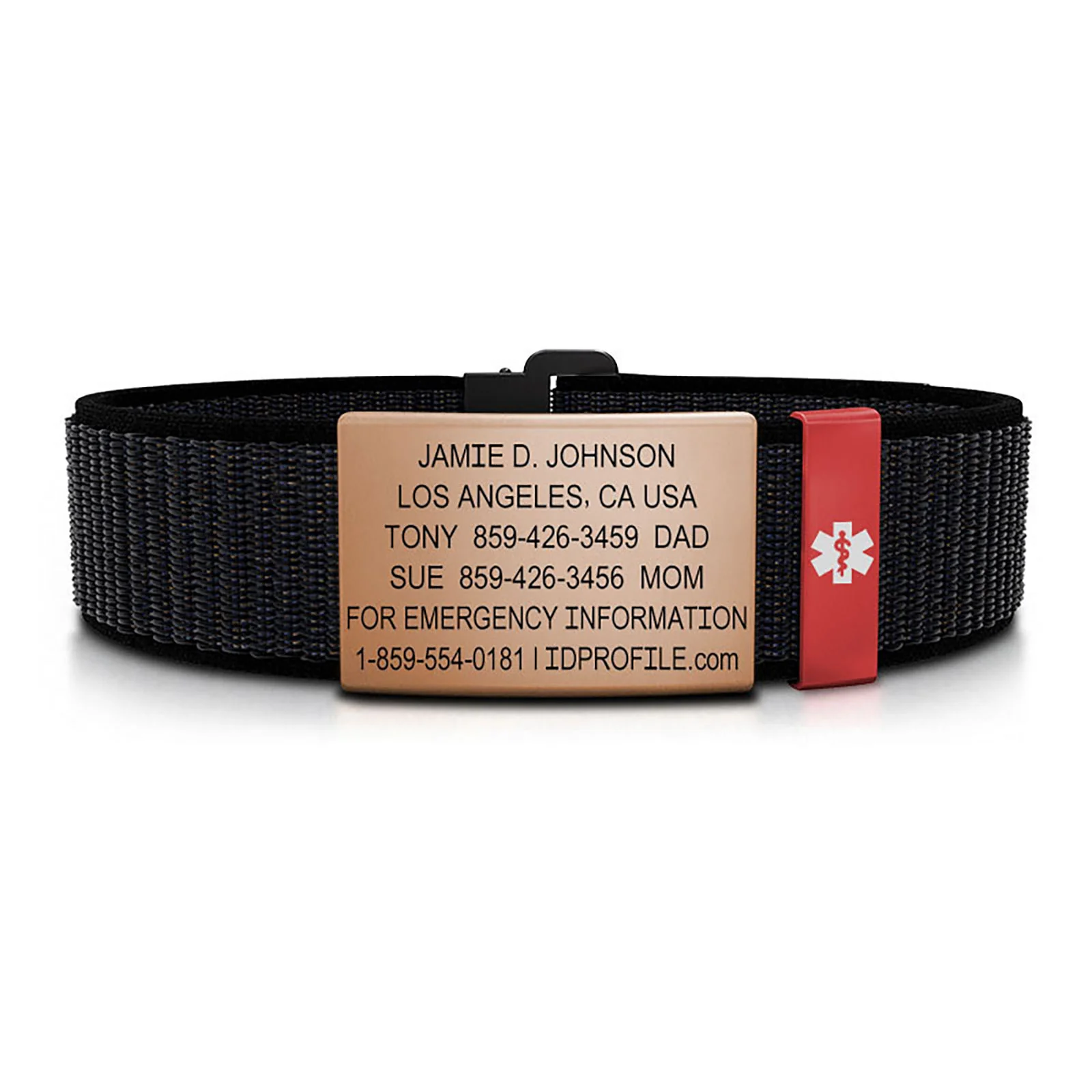 Nylon Loop Medical ID - ML - With iD Profile - Image 51