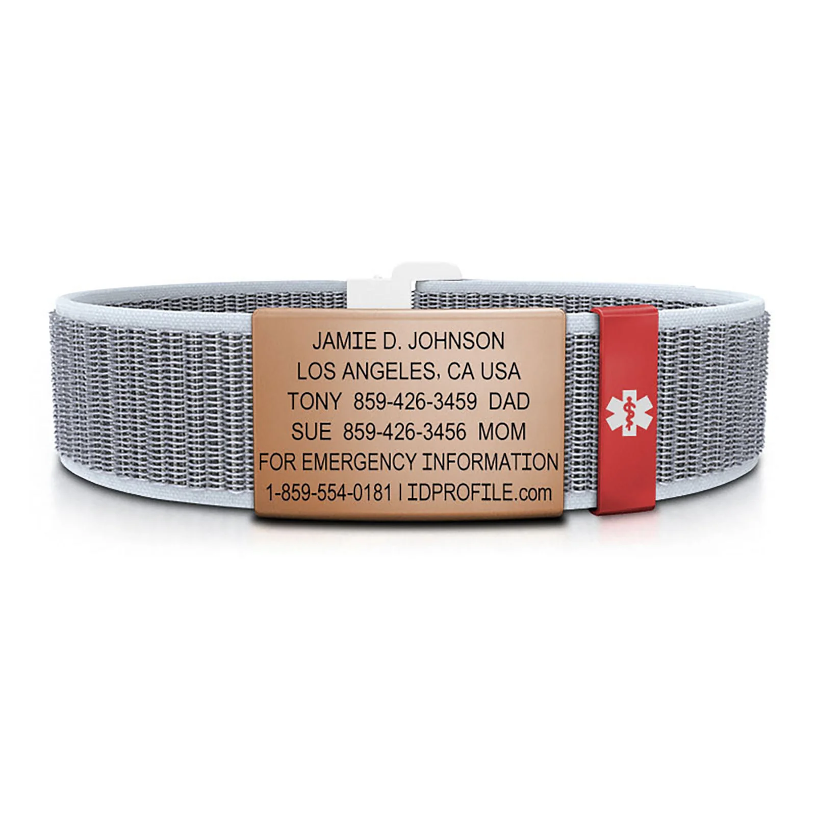 Nylon Loop Medical ID - ML - With iD Profile - Image 53