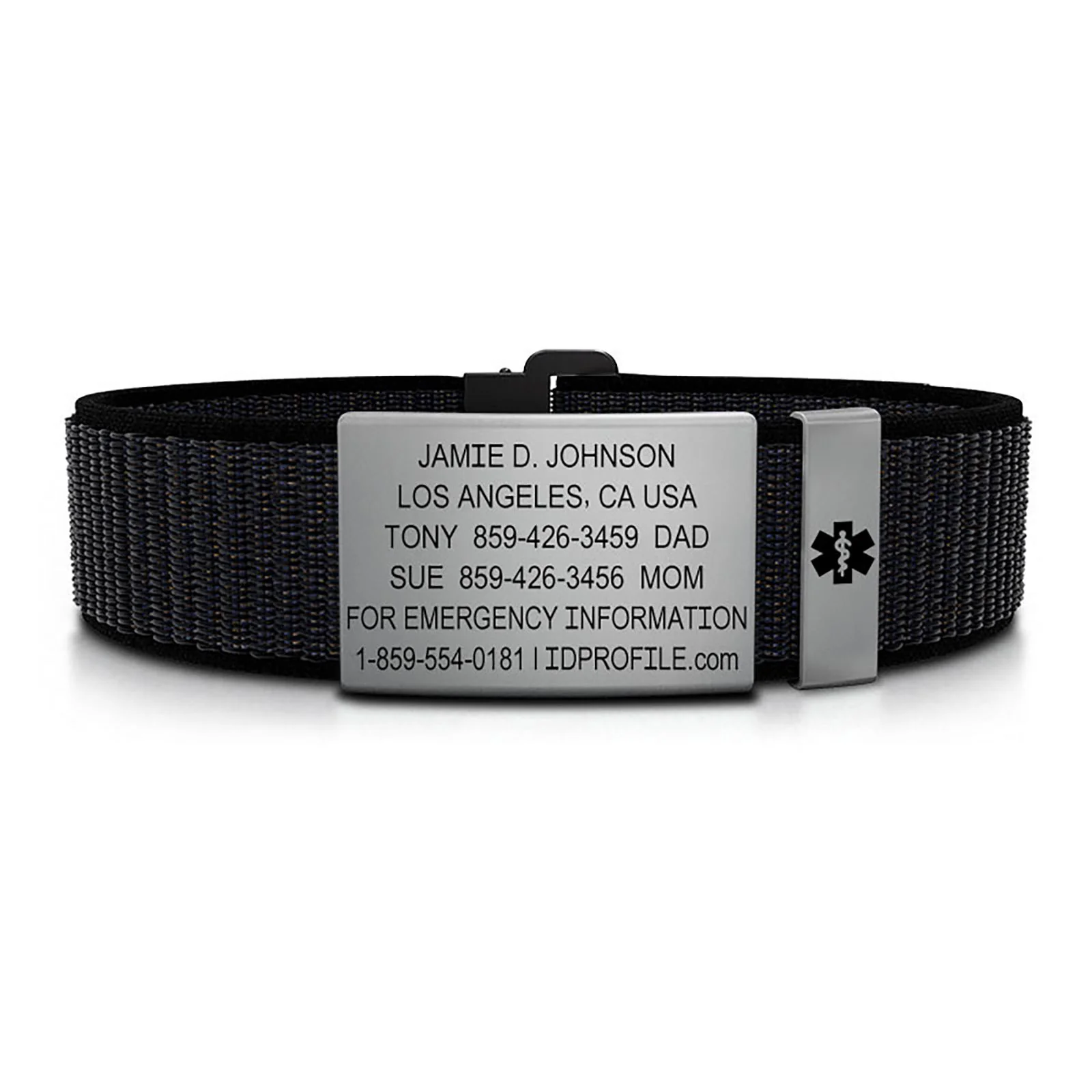 Nylon Loop Medical ID - SM - With iD Profile - Image 35