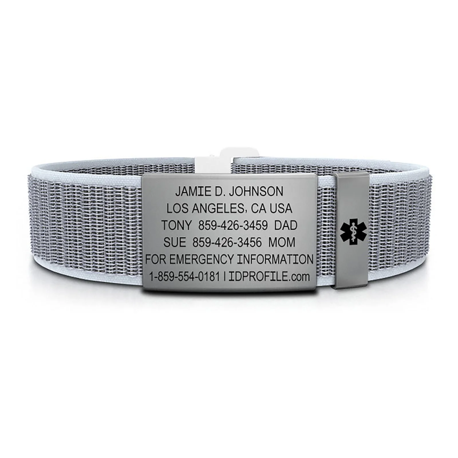 Nylon Loop Medical ID - SM - With iD Profile - Image 37