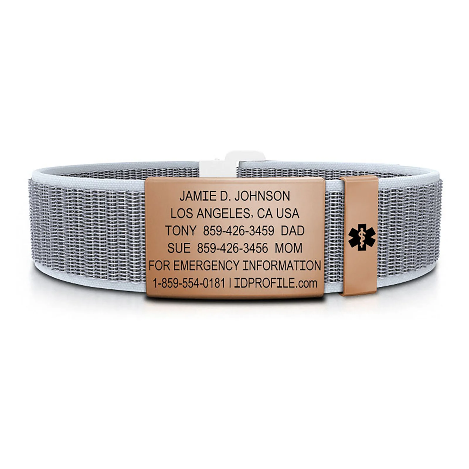 Nylon Loop Medical ID - SM - With iD Profile - Image 49